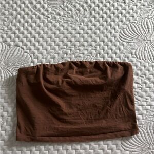 PINK Victoria's Secret Brown Crop Top